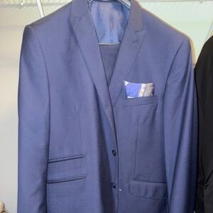 Renoir Men’s Suit 201-18-NAVY